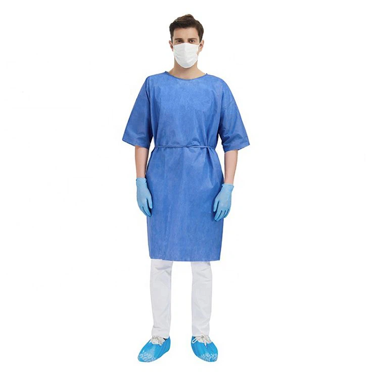 SMS Short Sleeve Hospital Patient Gown