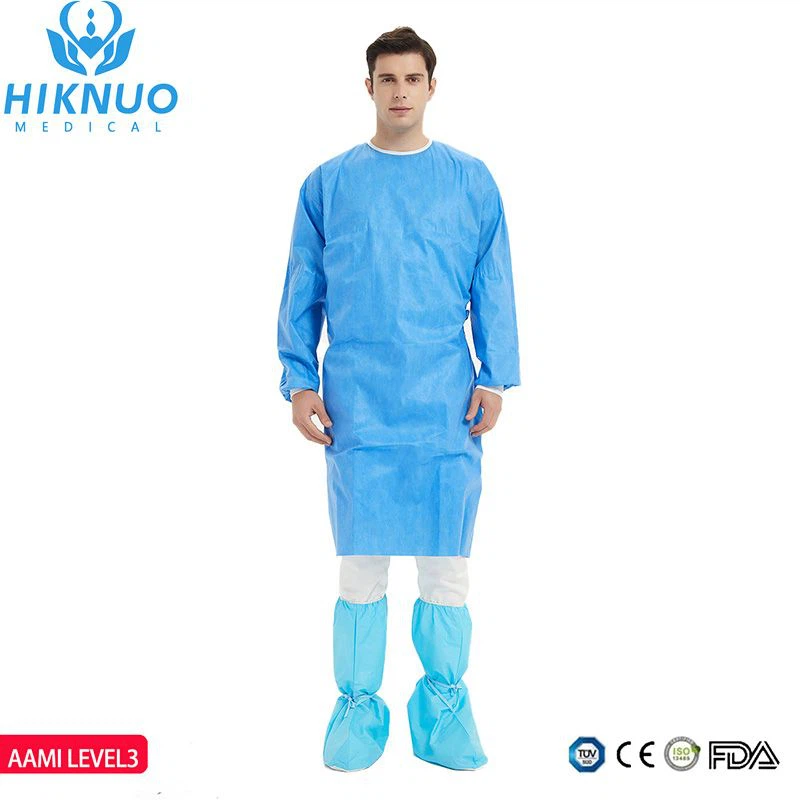 AAMI Nivel 3 Bata de aislamiento